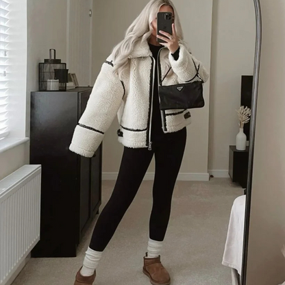Manteau Teddy épais