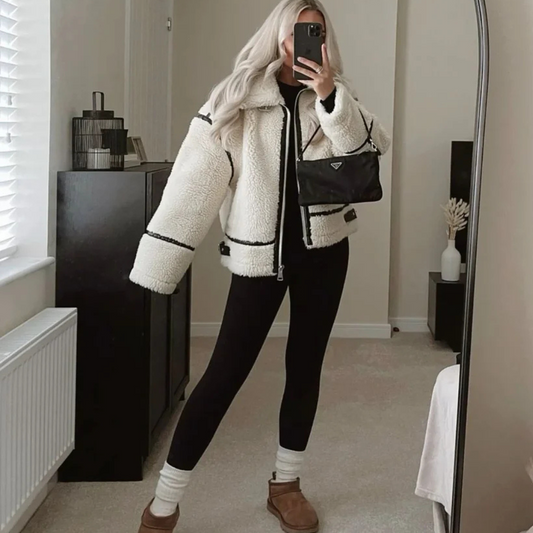 Manteau Teddy épais