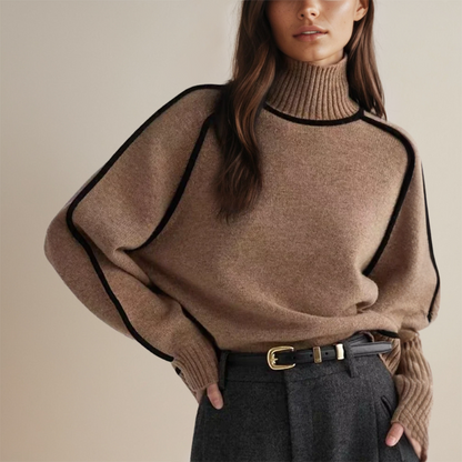 Pull à col roulé élégant