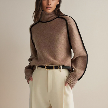 Pull à col roulé élégant