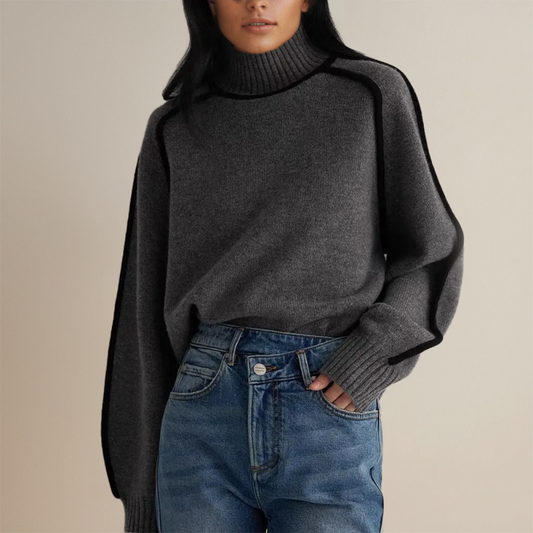 Pull à col roulé élégant