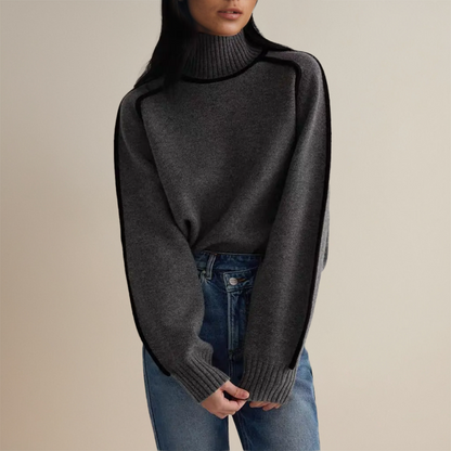 Pull à col roulé élégant